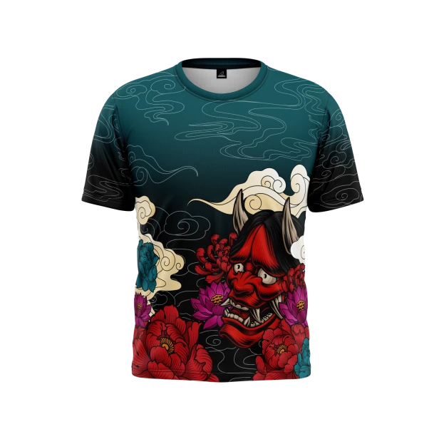 WIZUALIZACJA KOSZULKA CLASSIC WZÓR JAPOŃSKI YOKAI WZÓR 1 PRZÓD.png