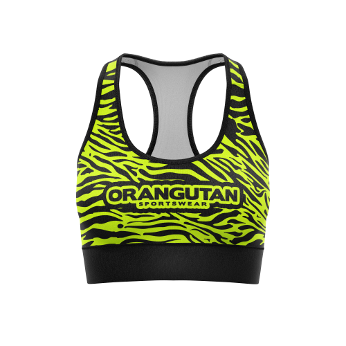 WIZUALIZACJA TOP DAMSKI ZEBRA NEONOWY ŻÓŁTY ORANGUTAN KOLEKCJA DAMSKA PRZÓD.png