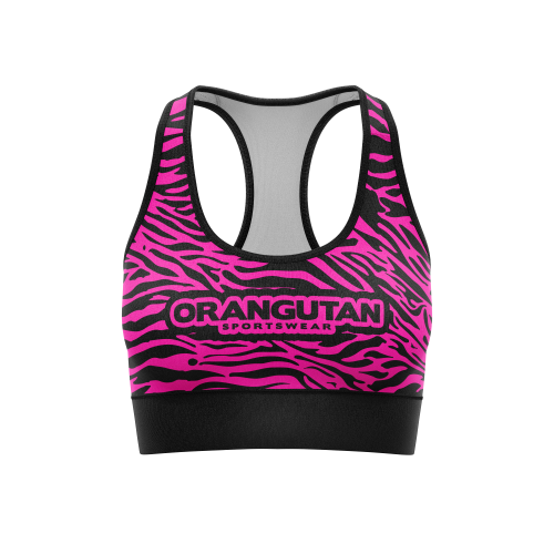 WIZUALIZACJA TOP DAMSKI ZEBRA NEONOWY RÓŻ ORANGUTAN KOLEKCJA DAMSKA PRZÓD.png