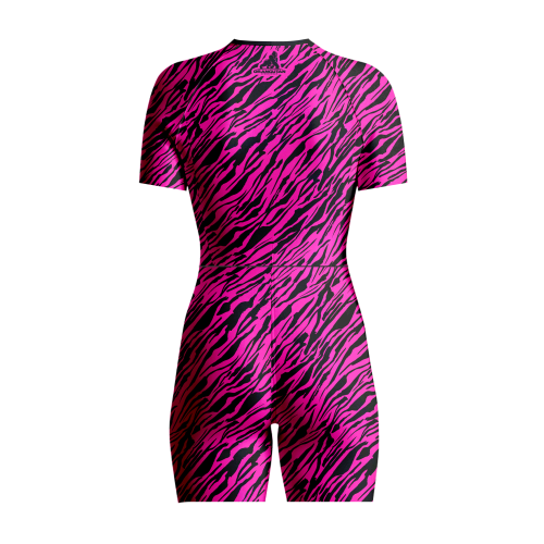 WIZUALIZACJA KOMBINEZON DAMSKI KRÓTKI ZEBRA 2 NEONOWY RÓŻOWY TYŁ.png